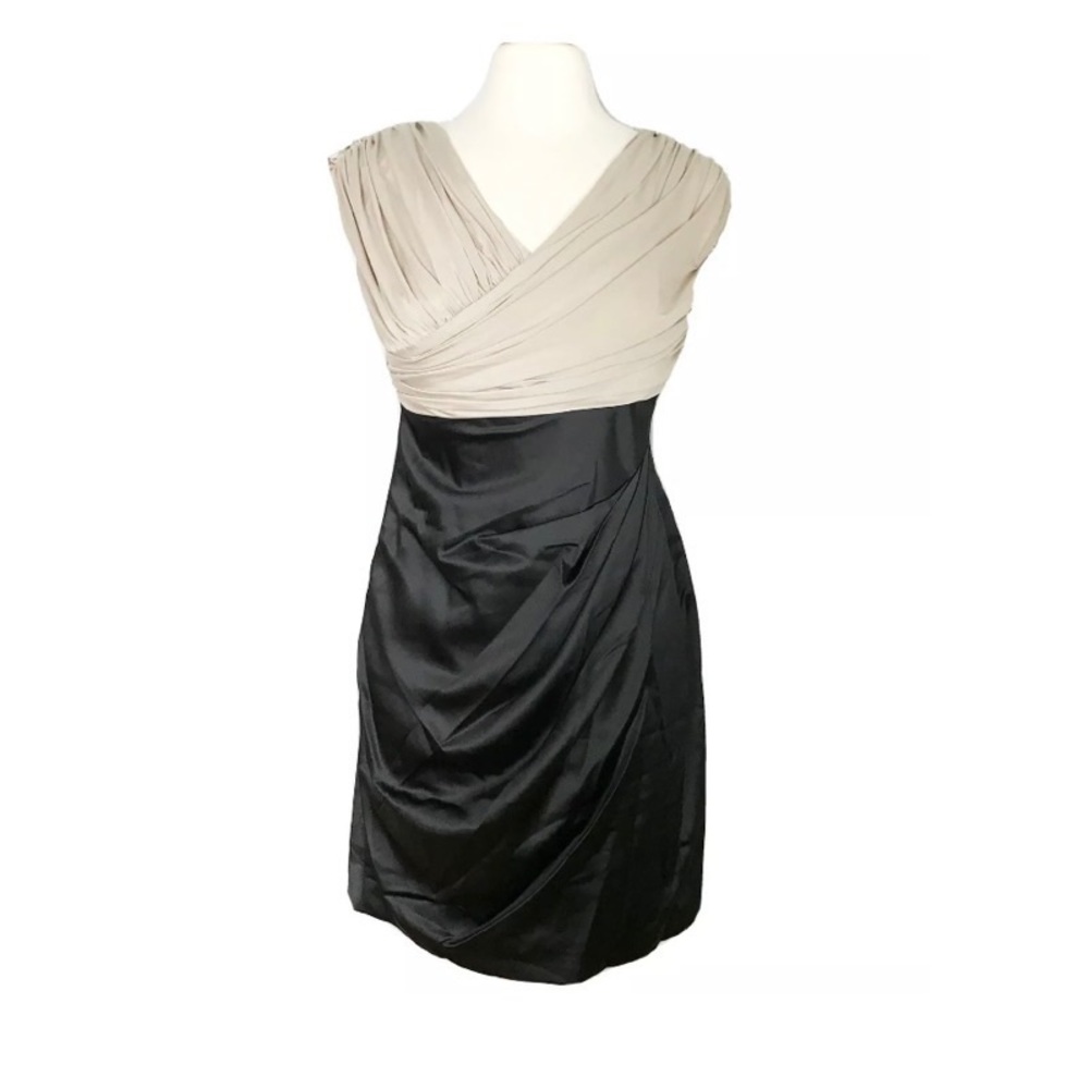 Karen Millen Draped Satin Pencil Dress